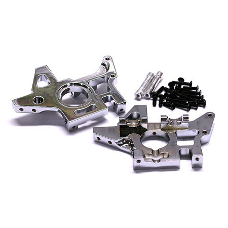 EVO4 Rear Bulkhead, Chrome: Tmx 3.3