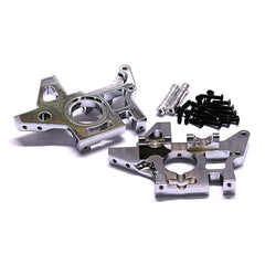 EVO4 Rear Bulkhead, Chrome: Tmx 3.3