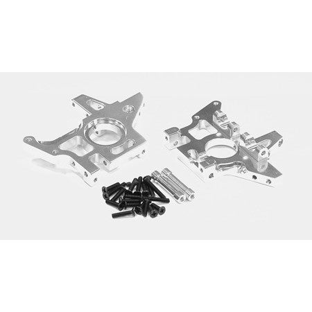 Evo5 Rear Bulkhead, Silver: TMX,EMX 16.8