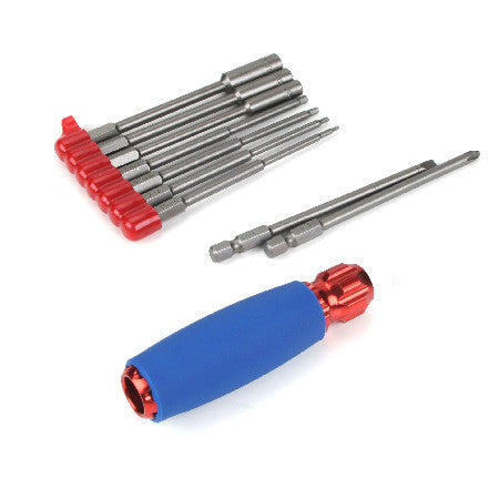 TOOL SET, 1/4 DRIVE W/ HANDLE(9)